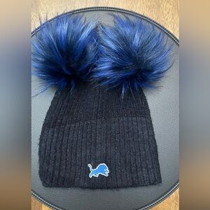 Detroit Lions Pom Pom Hat